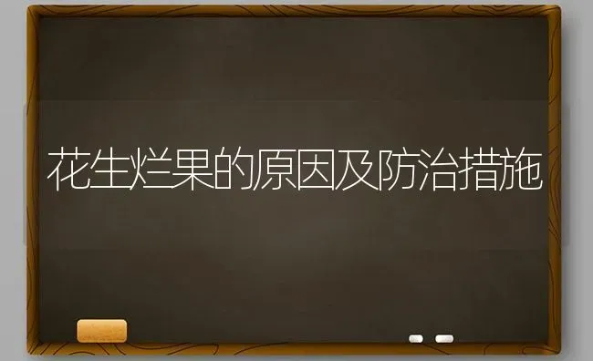 花生烂果的原因及防治措施 | 瓜果种植