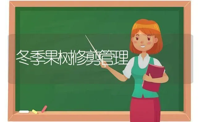 冬季果树修剪管理 | 瓜果种植