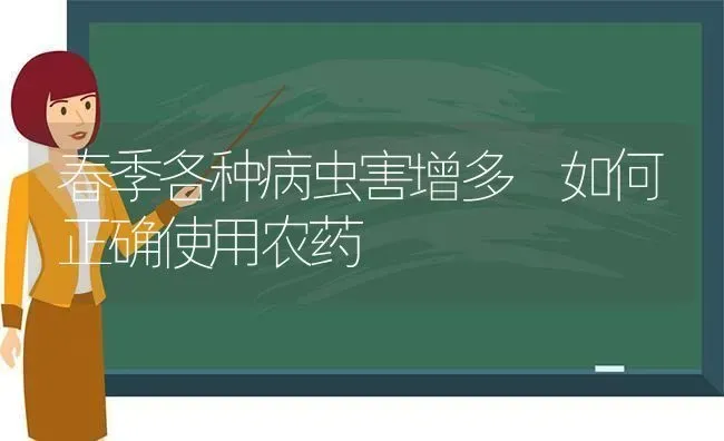 春季各种病虫害增多 如何正确使用农药 | 种植病虫害防治