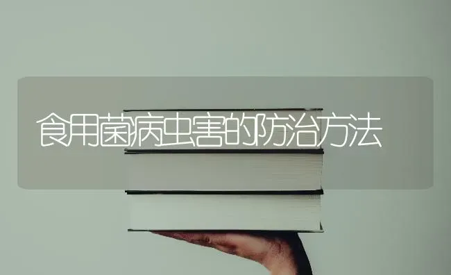 食用菌病虫害的防治方法 | 种植病虫害防治