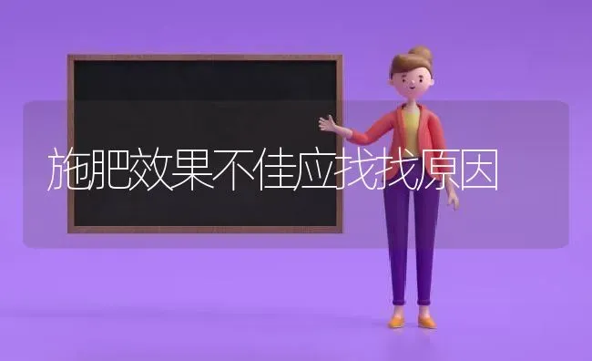施肥效果不佳应找找原因 | 瓜果种植