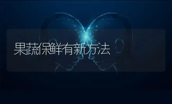 果蔬保鲜有新方法 | 瓜果种植