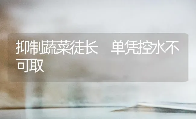抑制蔬菜徒长 单凭控水不可取 | 蔬菜种植