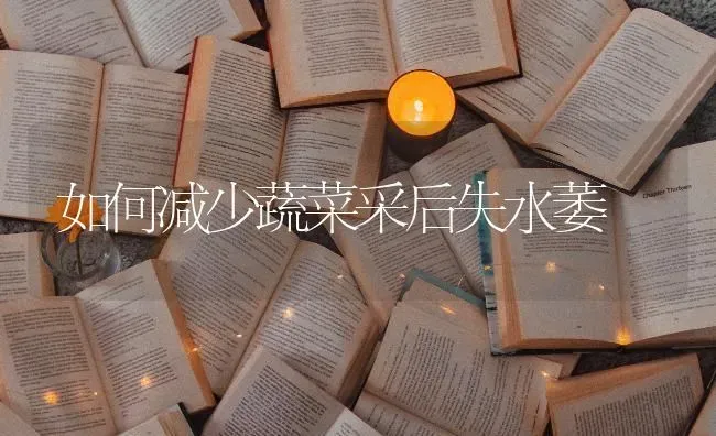 如何减少蔬菜采后失水萎篶 | 蔬菜种植