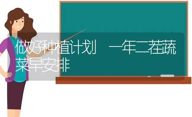 做好种植计划 一年二茬蔬菜早安排 | 蔬菜种植