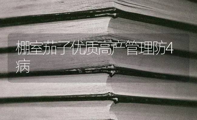 棚室茄子优质高产管理防4病 | 蔬菜种植