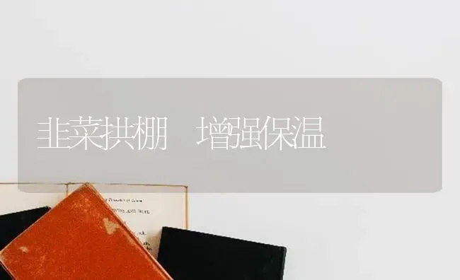 韭菜拱棚 增强保温 | 蔬菜种植