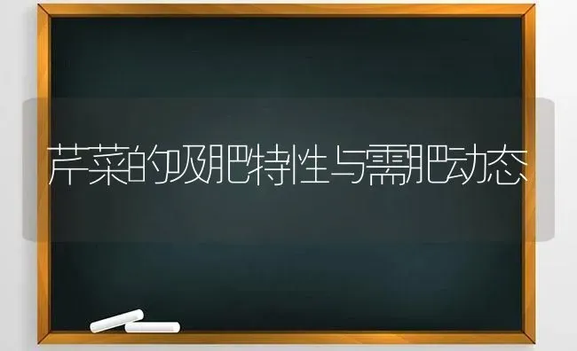芹菜的吸肥特性与需肥动态 | 蔬菜种植