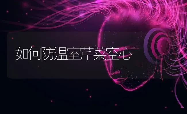 如何防温室芹菜空心 | 蔬菜种植