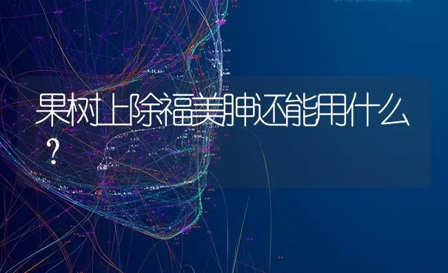 果树上除福美胂还能用什么？ | 瓜果种植