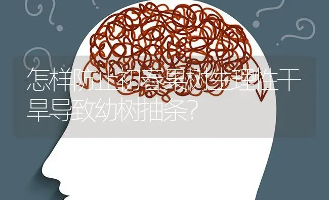 怎样防止初春果树生理性干旱导致幼树抽条？ | 瓜果种植