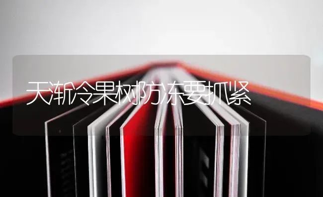 天渐冷果树防冻要抓紧 | 瓜果种植