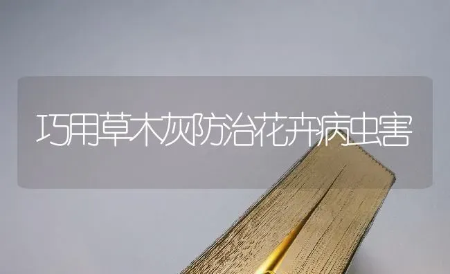 巧用草木灰防治花卉病虫害 | 种植病虫害防治