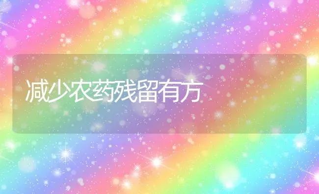 减少农药残留有方 | 种植病虫害防治