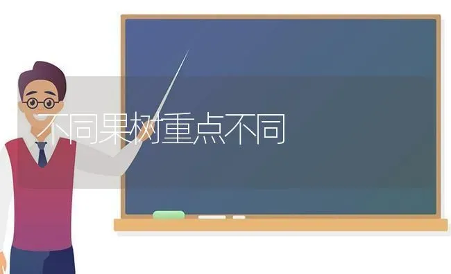 不同果树重点不同 | 瓜果种植