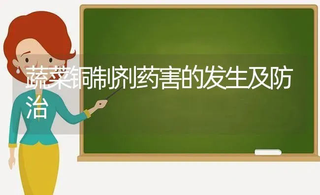 蔬菜铜制剂药害的发生及防治 | 蔬菜种植
