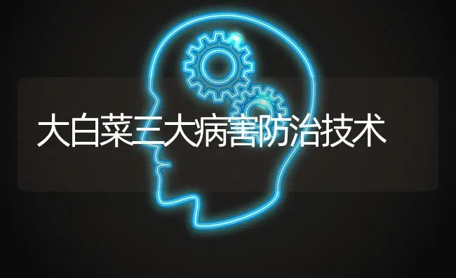 大白菜三大病害防治技术 | 蔬菜种植