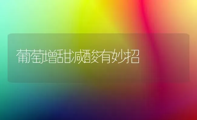 秋栽果树八大关键要点 | 瓜果种植