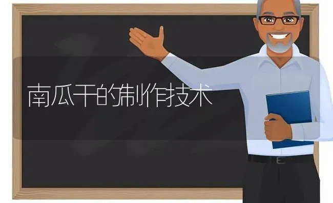 南瓜干的制作技术 | 蔬菜种植