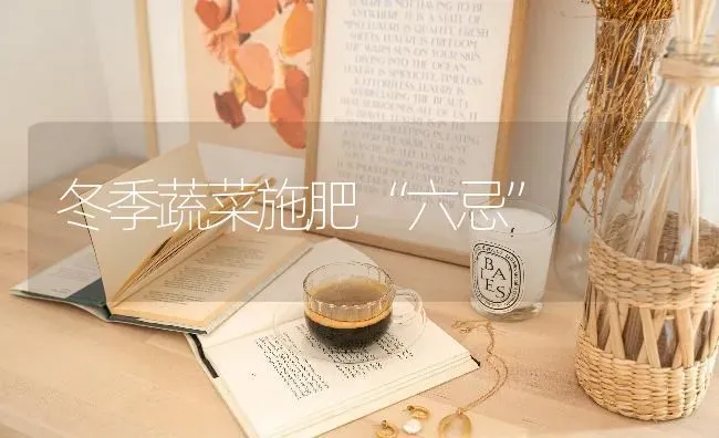 冬季蔬菜施肥“六忌” | 蔬菜种植