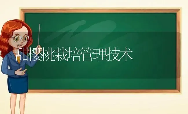 甜樱桃栽培管理技术 | 瓜果种植