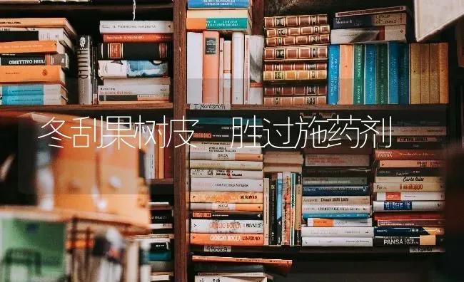 冬刮果树皮 胜过施药剂 | 瓜果种植