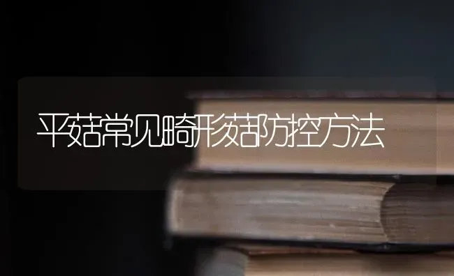 平菇常见畸形菇防控方法 | 食用菌种植