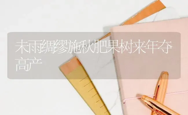 未雨绸缪施秋肥果树来年夺高产 | 瓜果种植