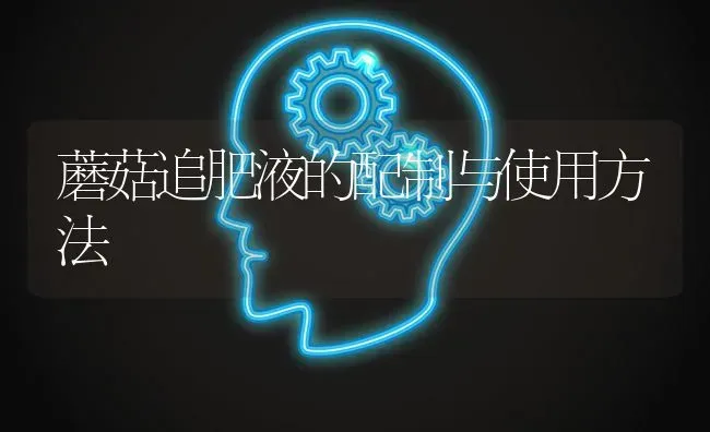 蘑菇追肥液的配制与使用方法 | 食用菌种植