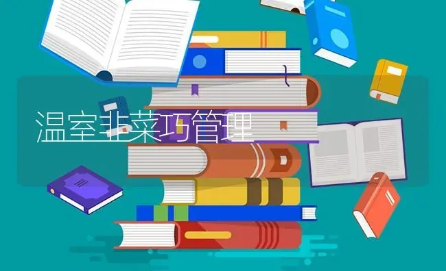 温室韭菜巧管理 | 蔬菜种植