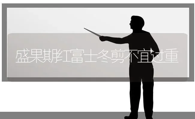 盛果期红富士冬剪不宜过重 | 瓜果种植