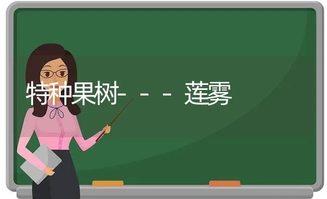 特种果树---莲雾 | 瓜果种植