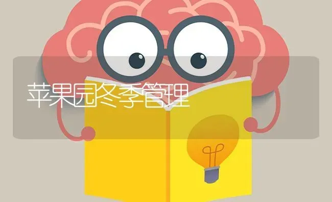 苹果园冬季管理 | 瓜果种植