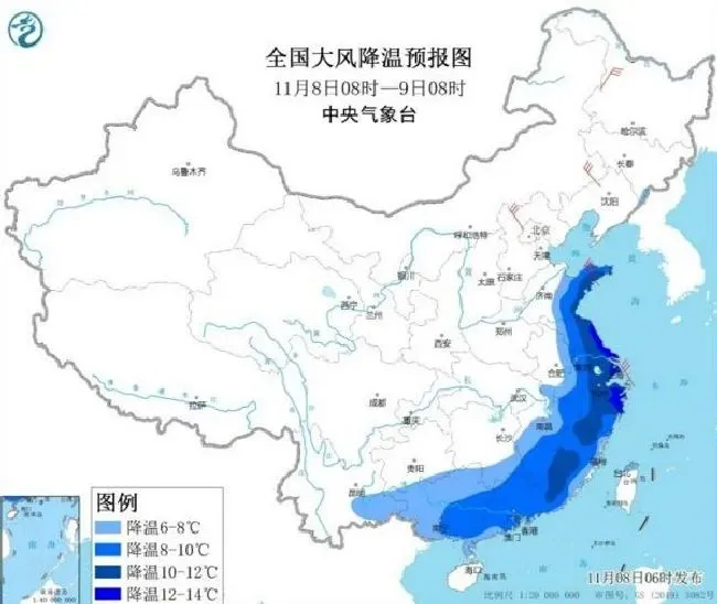 生长环境|寒潮发威南方气温纷纷触底 东北鞍山暴雪全城开启步行模式