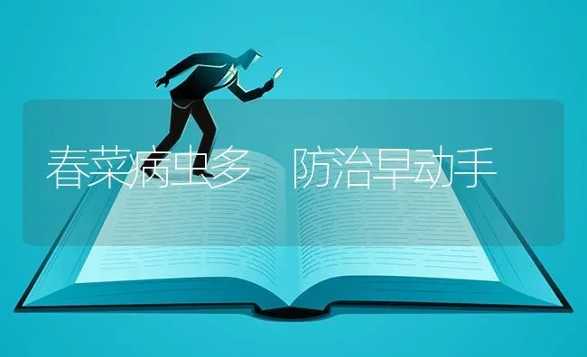 春菜病虫多 防治早动手 | 蔬菜种植