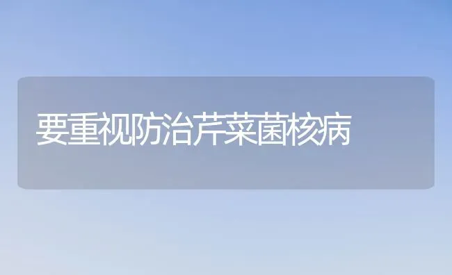 要重视防治芹菜菌核病 | 蔬菜种植