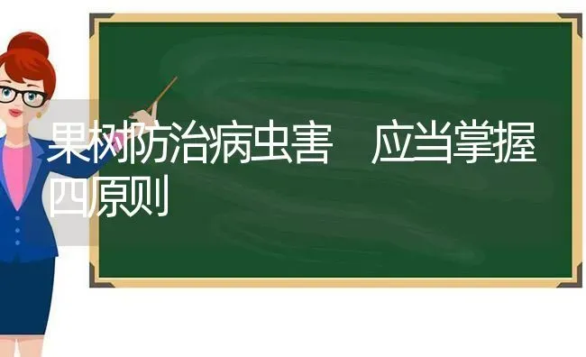 果树防治病虫害 应当掌握四原则 | 瓜果种植