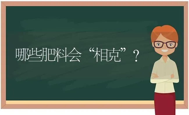 哪些肥料会“相克”？ | 种植肥料施肥