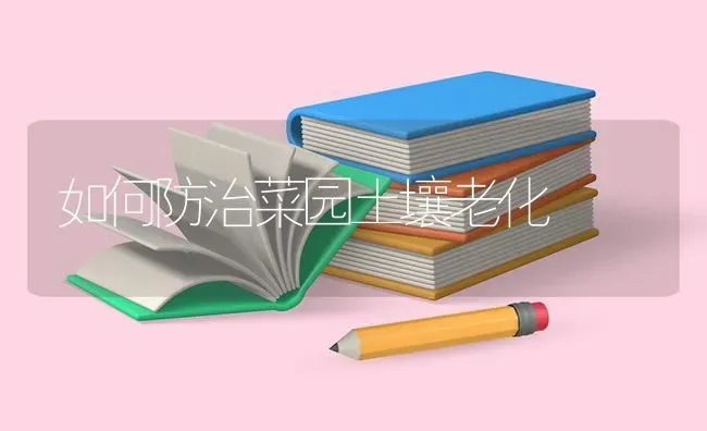 如何防治菜园土壤老化 | 蔬菜种植