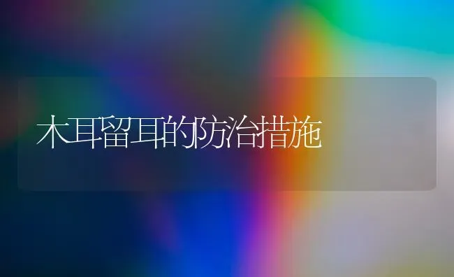 木耳留耳的防治措施 | 食用菌种植