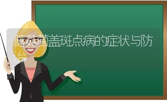 蘑菇菌盖斑点病的症状与防治 | 食用菌种植