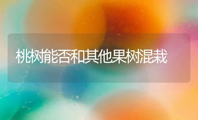 桃树能否和其他果树混栽 | 瓜果种植