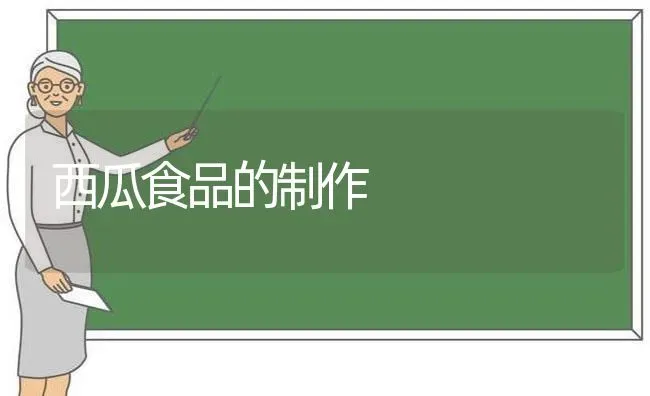 西瓜食品的制作 | 瓜果种植