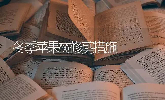 冬季苹果树修剪措施 | 瓜果种植