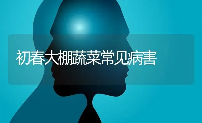 初春大棚蔬菜常见病害 | 蔬菜种植