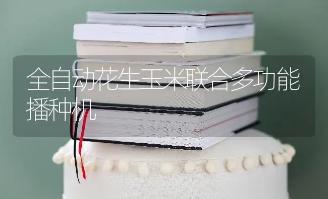 全自动花生玉米联合多功能播种机 | 粮油作物种植