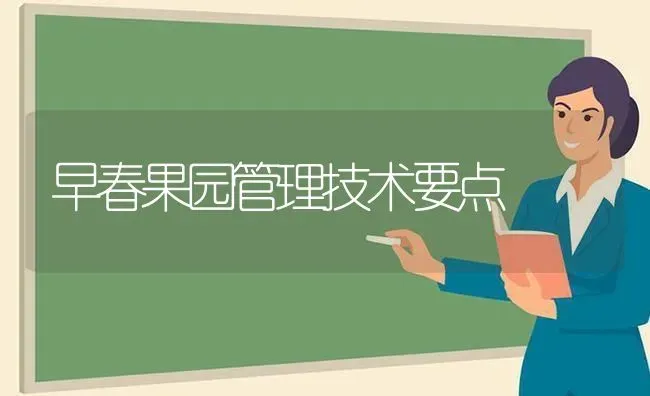早春果园管理技术要点 | 瓜果种植