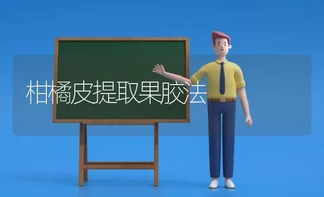 柑橘皮提取果胶法 | 瓜果种植