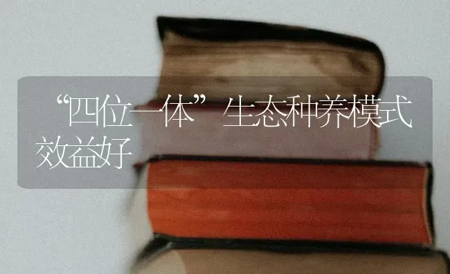“四位一体”生态种养模式效益好 | 瓜果种植