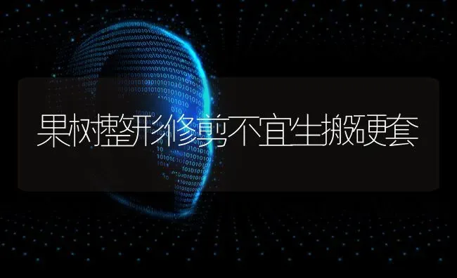 果树整形修剪不宜生搬硬套 | 瓜果种植